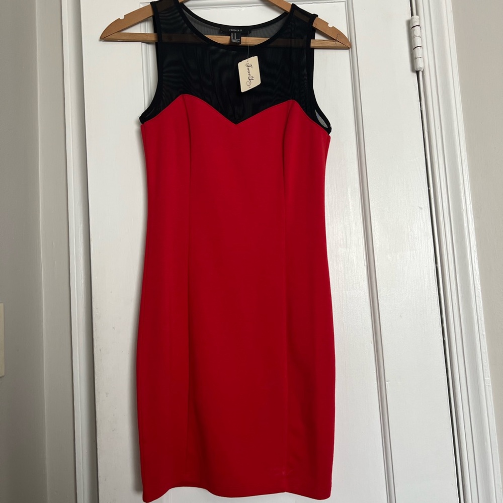 Bodycon Red Dress NEW with Tags
